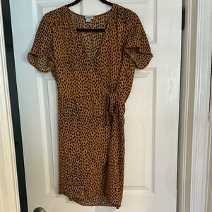 JCrew Wrap Tie Mini Dress